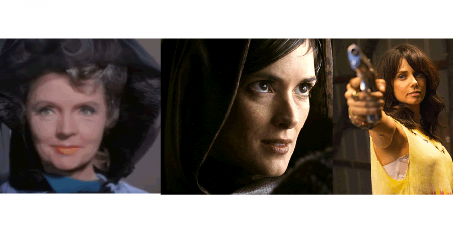 Jane Wyatt, Winona Ryder e Mia Kirshner que interpretam a mãe de Spock, Amanda Grayson