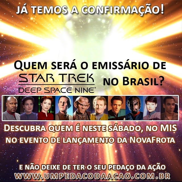 NovaFrota divulga quem será o ator a vir ao Brasil