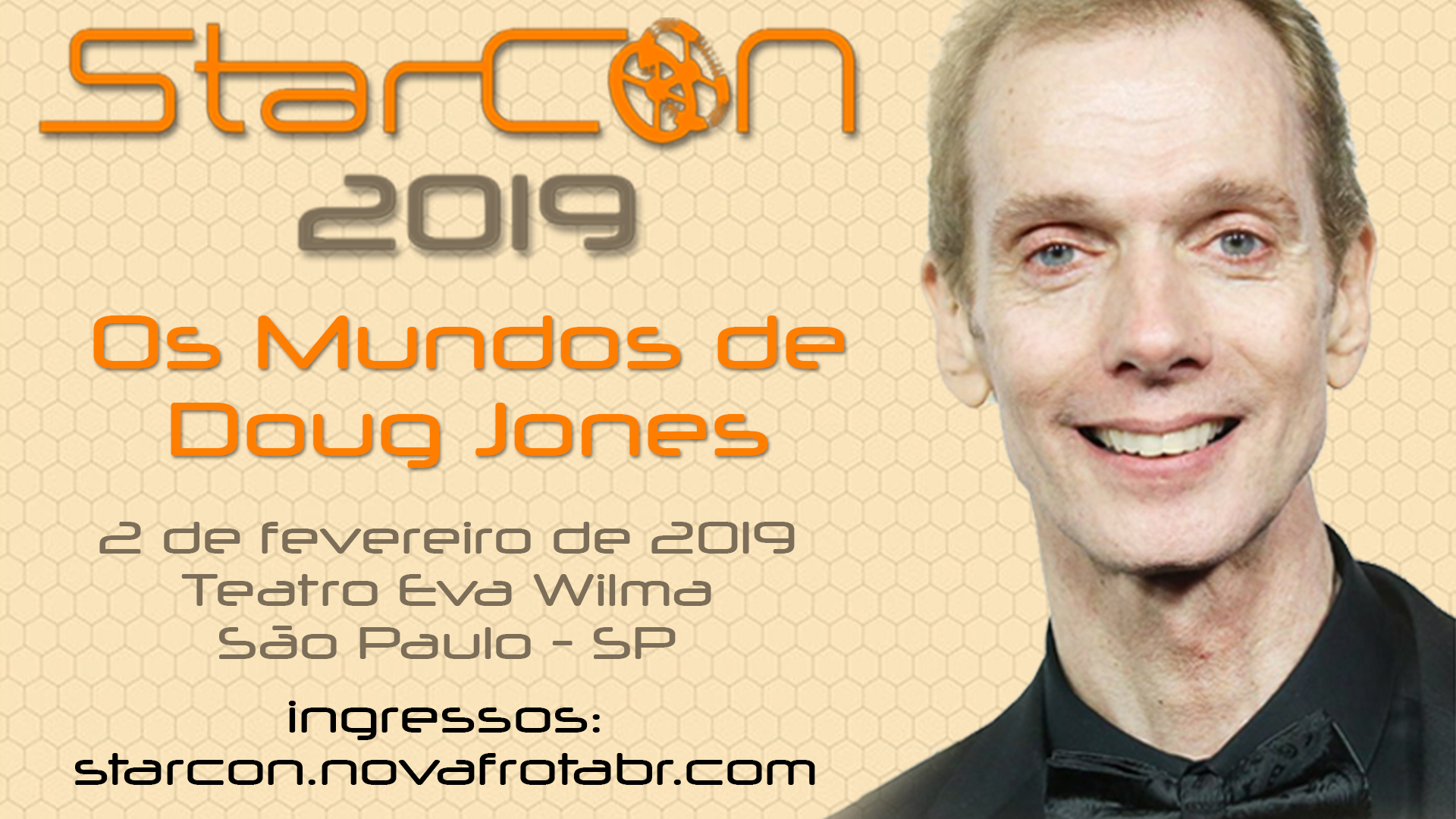 Mensagem de Doug Jones para fãs brasileiros