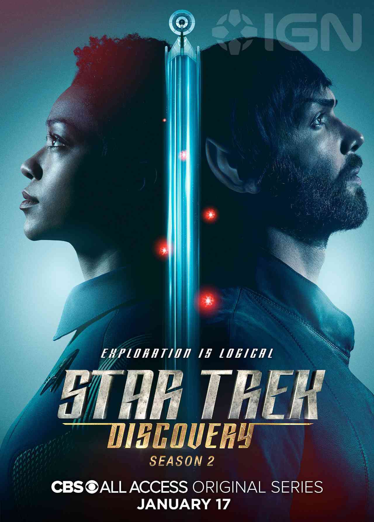 Star Trek: Discovery. Burnham e Spock