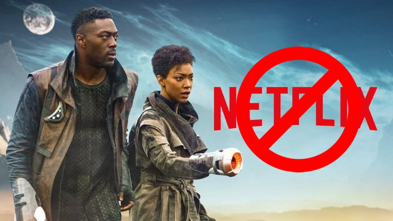 Star Trek Dicovery fora da Netflix