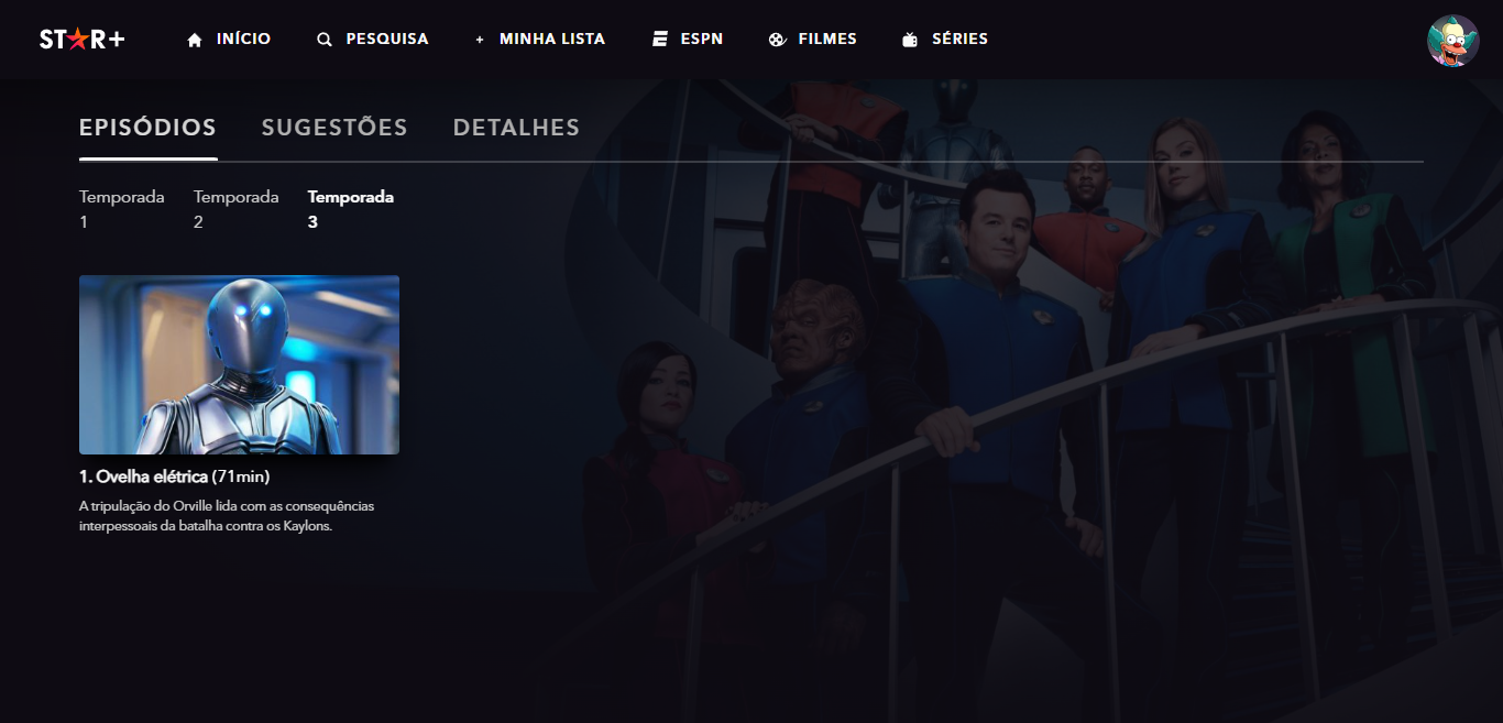 Terceira Temporada de The Orville estreia no Brasil no Star+